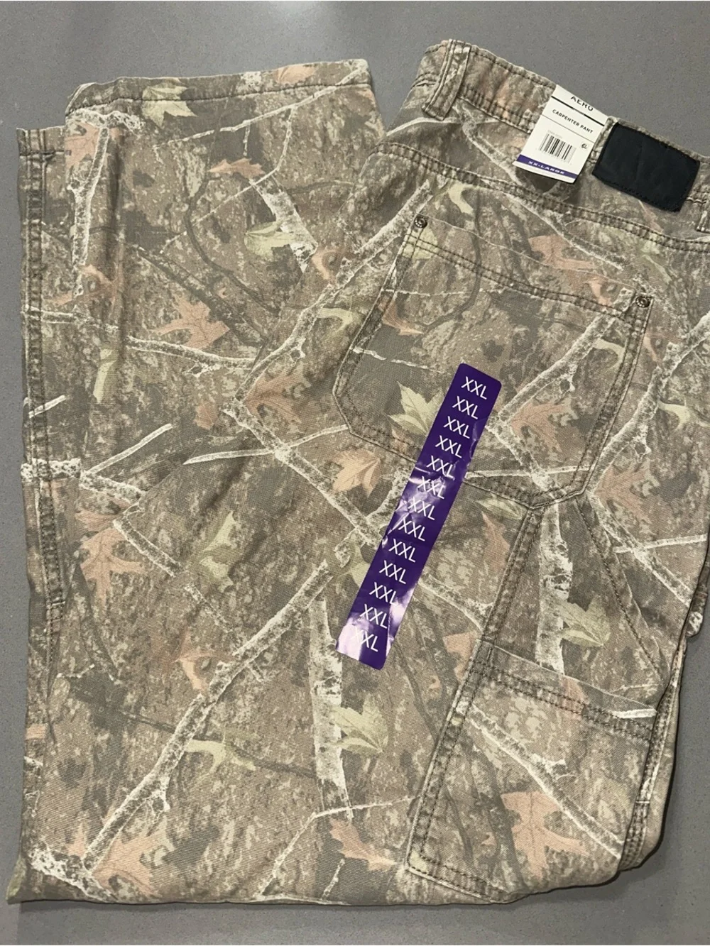 Men's Camouflage Cargo Jeans – Brown Realtree-Style Print